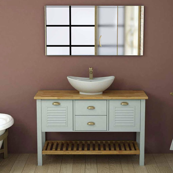 ארון אמבטיה עומד, צבע אפוקסי דגם אורטל