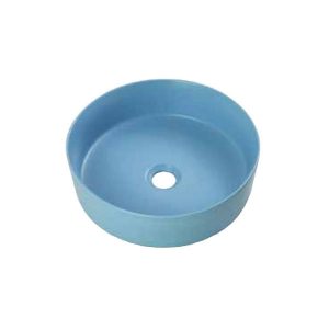 כיור אמבטיה30/12 ס”מ כחול מט דגם ריחן