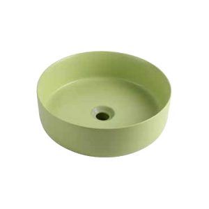 כיור אמבטיה 36/12 ס”מ ירוק מט דגם ריחן