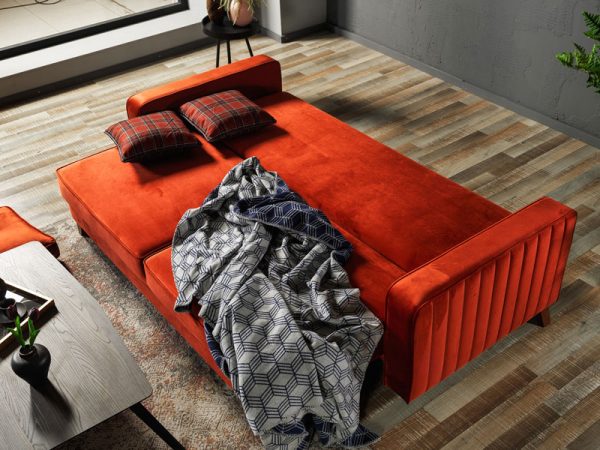 ספה נפתחת למיטה זוגית רוחב 140 ס"מ דגם אפלוסה