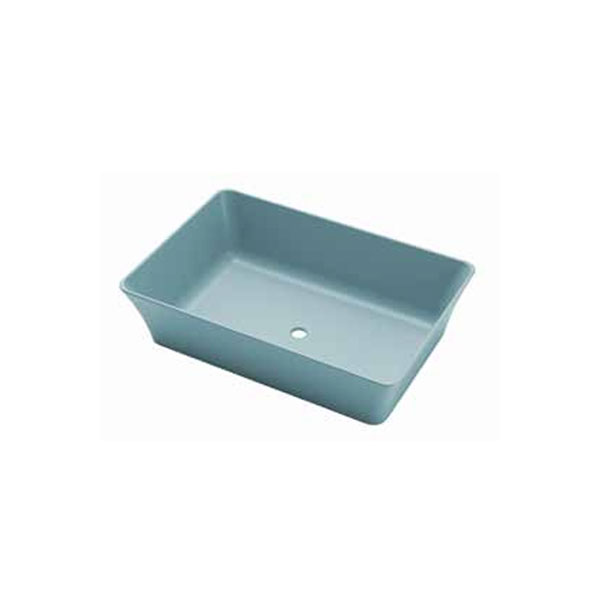 כיור אמבטיה מונח מלבני 55 ס”מ צבע כחול אייס מט דגם סוטילי
