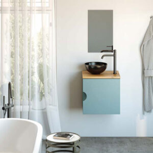 ארון אמבטיה מיני תלוי מידה 40-45 ס”מ, צבע אפוקסי דגם פטיש
