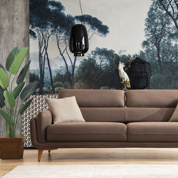 ספה יוקרתית לסלון בעיצוב מודרני דגם לפלנד