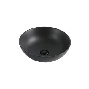 כיור אמבטיה מונח 40/15 ס"מ שחור מט דגם ויטרי