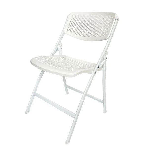 חבילת 4 כסאות אירוח מתקפלים דגם MIAMI צבע לבן