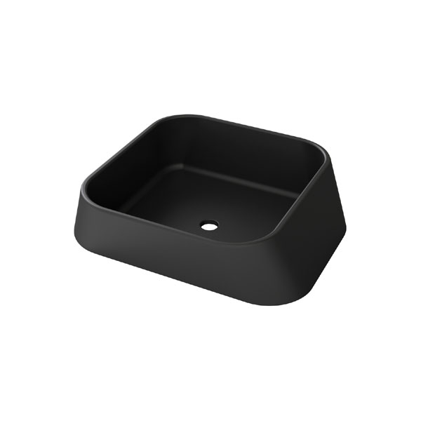 כיור אמבטיה מונח מידה 42/52 ס”מ צבע שחור מט  דגם פירנצה