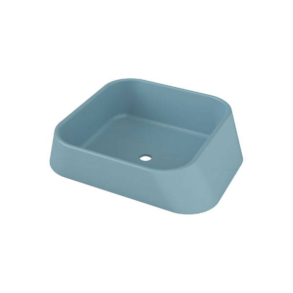 כיור אמבטיה מונח מידה 42/52 ס”מ צבע כחול קרח מט דגם פירנצה