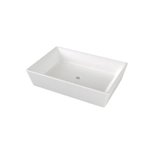 כיור אמבטיה מונח מידה 56/38 ס”מ  צבע לבן מט דגם ווסל
