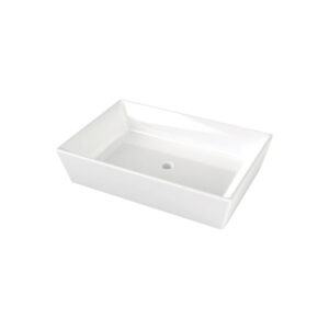 כיור אמבטיה מונח מידה 56/38 ס”מ  צבע לבן דגם ווסל
