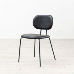 כיסא צבע שחור בעיצוב אורבני דגם לוקה